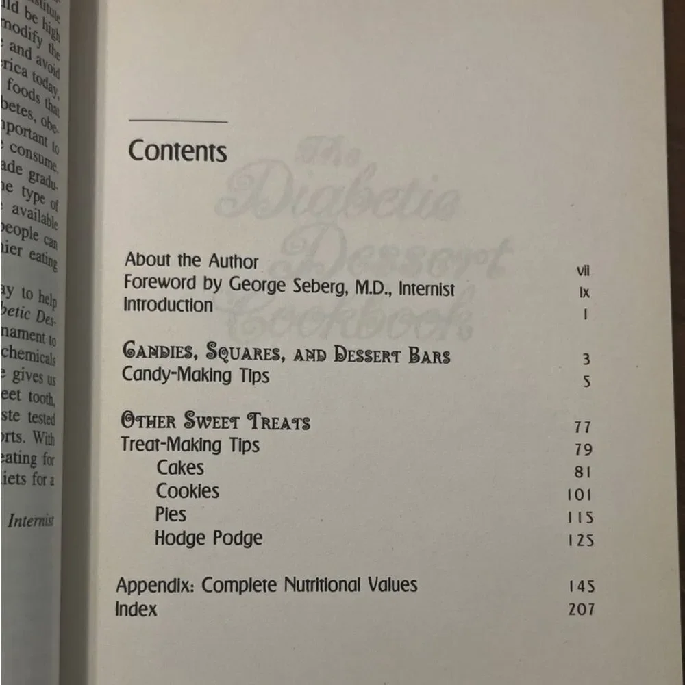 “The Diabetics Dessert Cookbook” by Coleen Howard